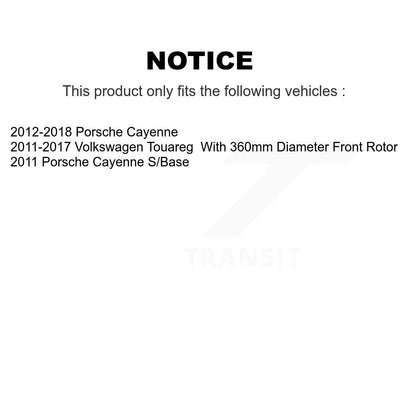 [Avant + Arrière] Kit de plaquette (céramique) de frein pour Porsche Cayenne Volkswagen Touareg KCX-100157