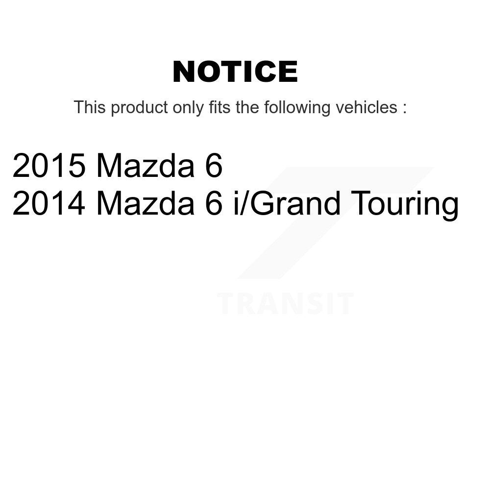 [Avant + Arrière] Kit de plaquette (céramique) de frein pour Mazda 6 KCX-100180