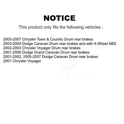 [Avant + Arrière] Kit de plaquette (céramique) de frein pour Dodge Grand Caravan Chrysler Town & Country Voyager KCX-100181