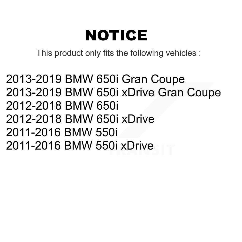[Avant + Arrière] Kit de plaquette (céramique) de frein pour BMW 550i xDrive 650i Gran Coupe KCX-100185