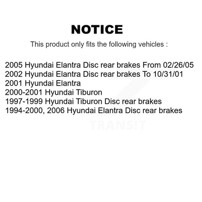 [Avant + Arrière] Kit de plaquette (céramique) de frein pour Hyundai Elantra Tiburon KCX-100187