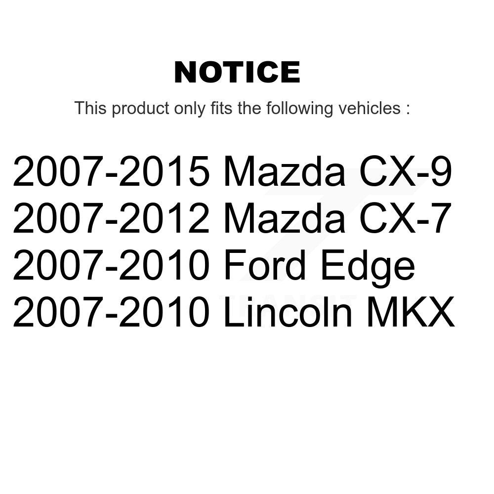 [Avant + Arrière] Kit de plaquette (céramique) de frein pour Ford Edge Mazda CX-9 CX-7 Lincoln MKX KCX-100191