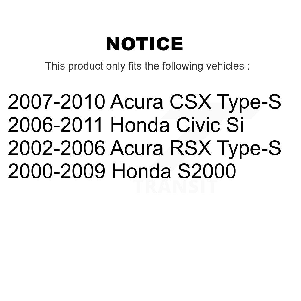 [Avant + Arrière] Kit de plaquette (céramique) de frein pour Honda Civic Acura RSX S2000 CSX KCX-100204