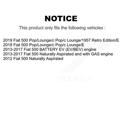 [Avant + Arrière] Kit de plaquette (céramique) de frein pour Fiat 500 KCX-100206