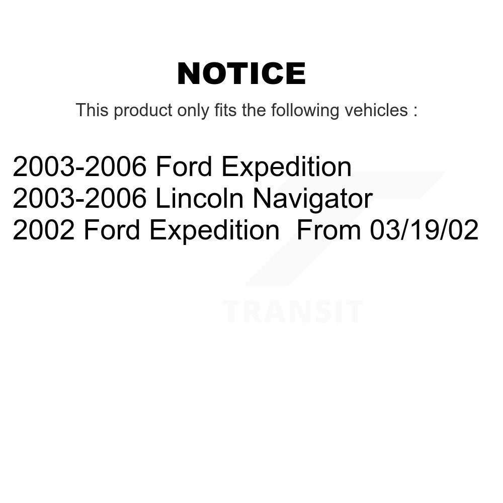 [Avant + Arrière] Kit de plaquette (céramique) de frein pour Ford Expedition Lincoln Navigator KCX-100267