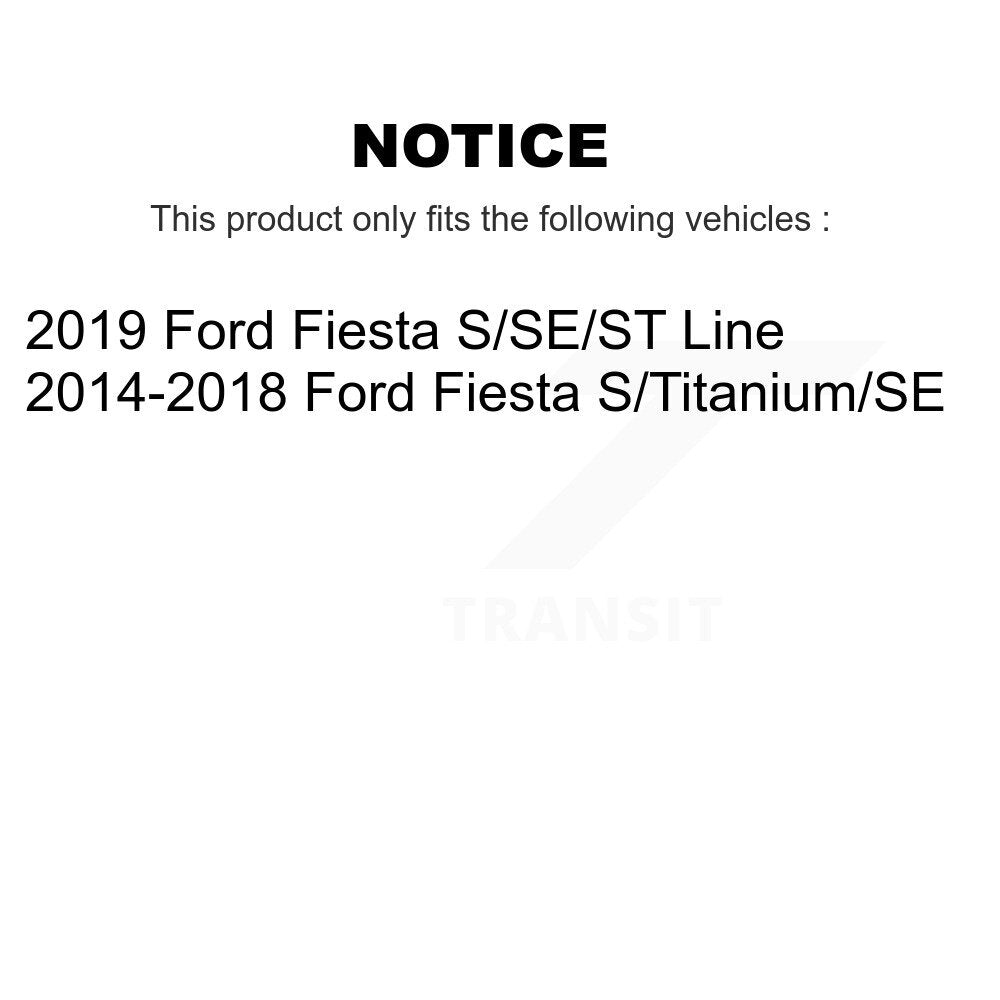 [Avant + Arrière] Kit de plaquette (céramique) de frein pour Ford Fiesta KCX-100290