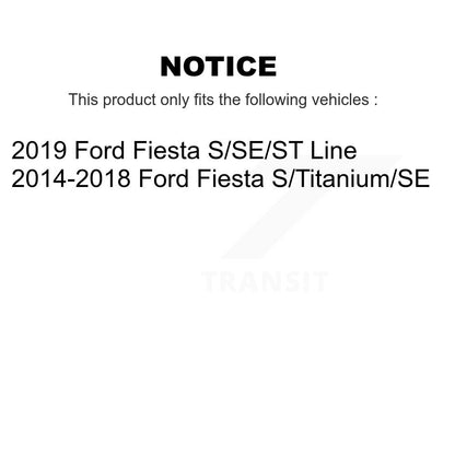 [Avant + Arrière] Kit de plaquette (céramique) de frein pour Ford Fiesta KCX-100290