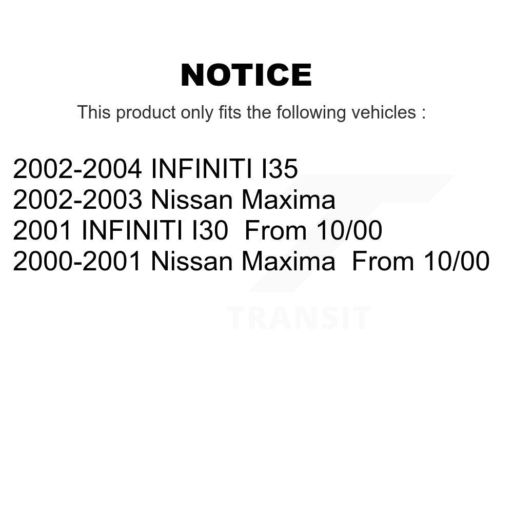 [Avant + Arrière] Kit de plaquette (céramique) de frein pour Nissan Maxima INFINITI I35 I30 KCX-100303