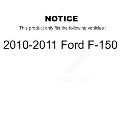 [Avant + Arrière] Kit de plaquette (céramique) de frein pour 2010-2011 Ford F-150 KCX-100459