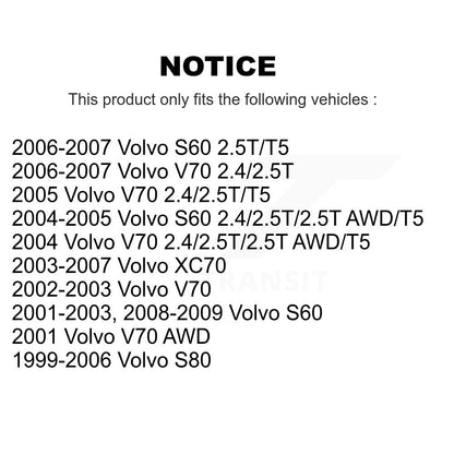 [Avant + Arrière] Kit de plaquette (céramique) de frein pour Volvo S60 V70 XC70 S80 KCX-100503