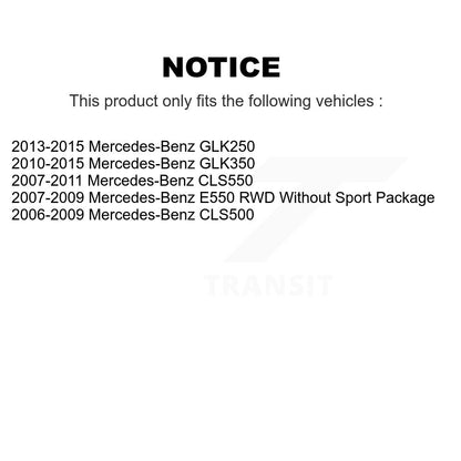 [Avant] Kit de disque (percé rainuré revêtu) de frein pour Mercedes-Benz GLK350 CLS550 CLS500 GLK250 E550 KD-100052