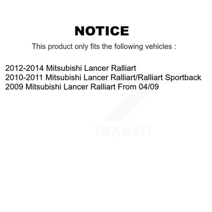 [Avant] Kit de disque (percé rainuré revêtu) de frein pour Mitsubishi Lancer KD-100081