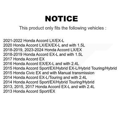 [Avant] Kit de disque (percé rainuré revêtu) de frein pour Honda Accord Civic KD-100088