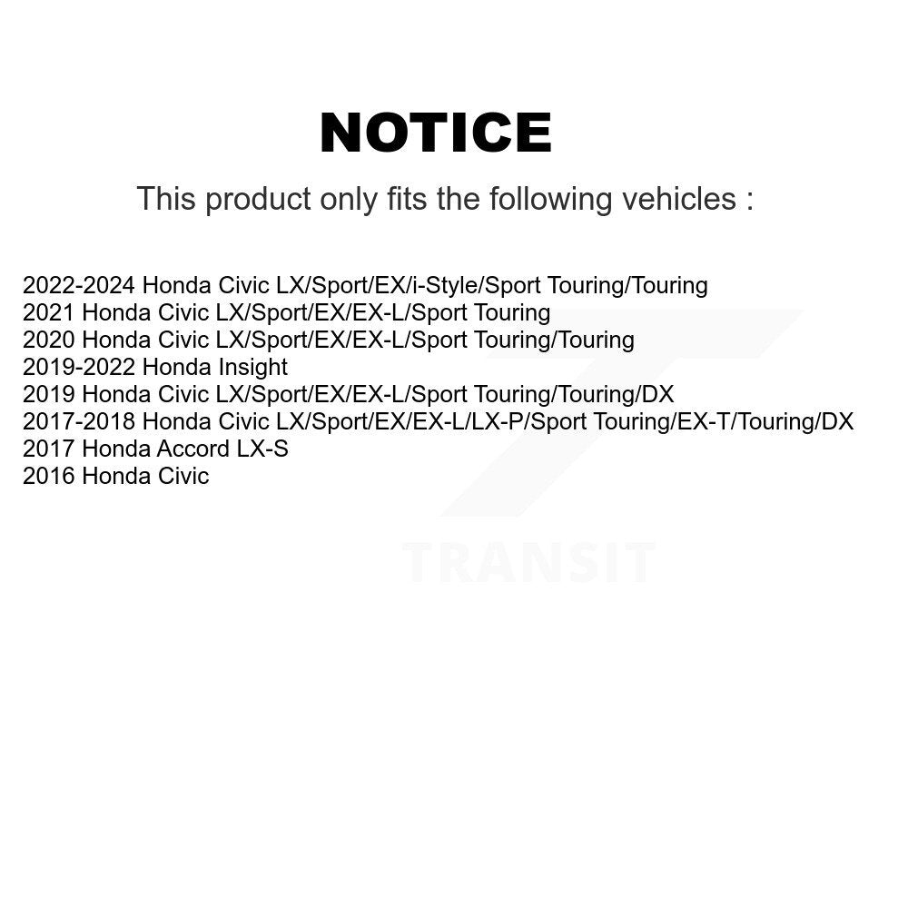 [Avant] Kit de disque (percé rainuré revêtu) de frein pour Honda Civic Accord Insight KD-100100
