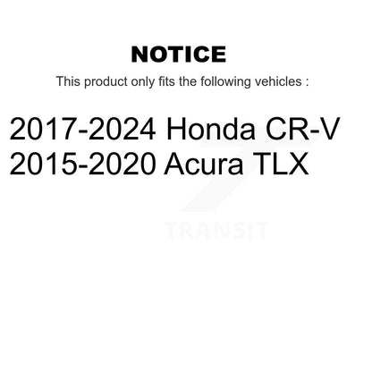 [Arrière] Kit de disque (percé rainuré revêtu) de frein pour Honda CR-V Acura TLX KD-100199