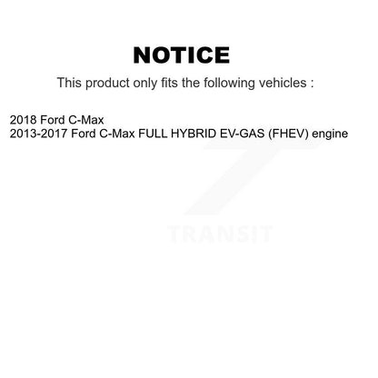 [Avant + Arrière] Kit de disque (percé rainuré revêtu) de frein pour Ford C-Max KD-100230