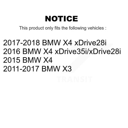 [Avant + Arrière] Kit de disque (percé rainuré revêtu) de frein pour BMW X3 X4 KD-100331