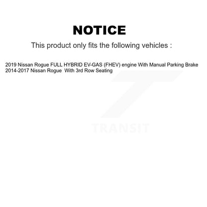 [Avant + Arrière] Kit de disque (percé rainuré revêtu) de frein pour Nissan Rogue KD-100356