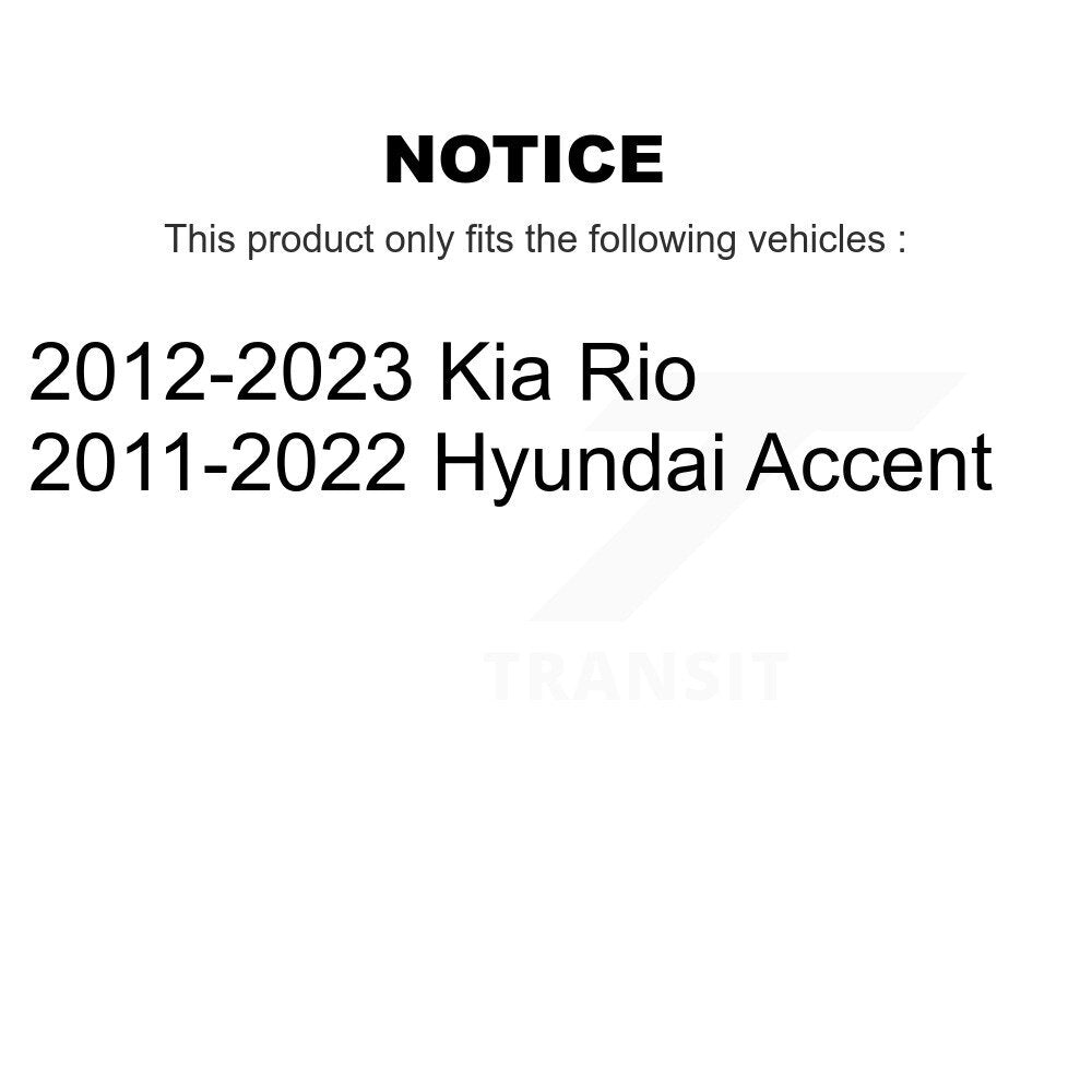 [Arrière] Kit de disque (percé rainuré revêtu) de frein pour Hyundai Accent Kia Rio KD-100414