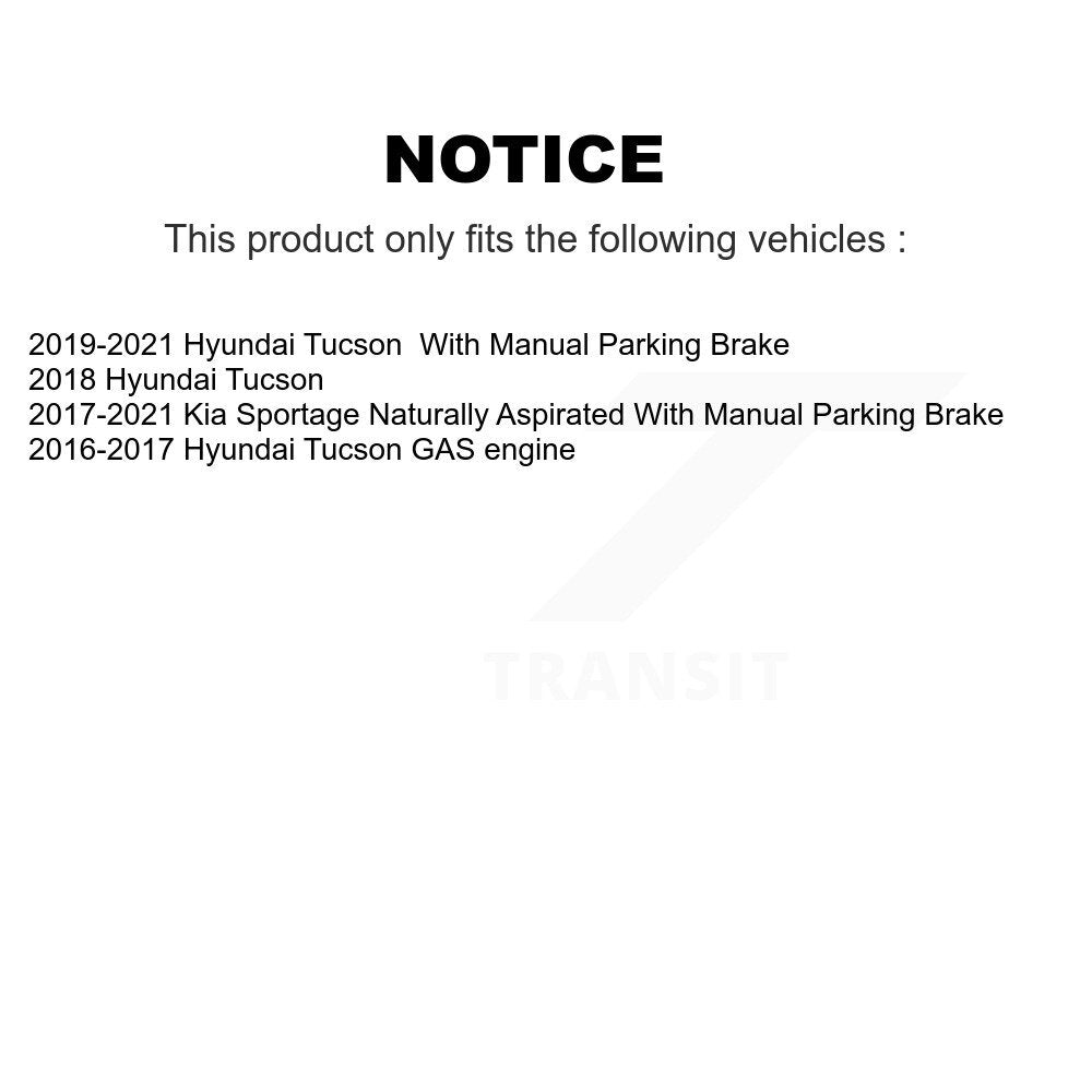 [Avant + Arrière] Kit de disque (percé rainuré revêtu) de frein pour Hyundai Tucson Kia Sportage KD-100513