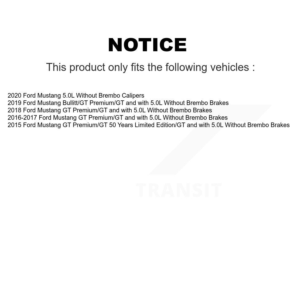 [Avant et Arrière] Disque de frein pour Ford Mustang KD-100574