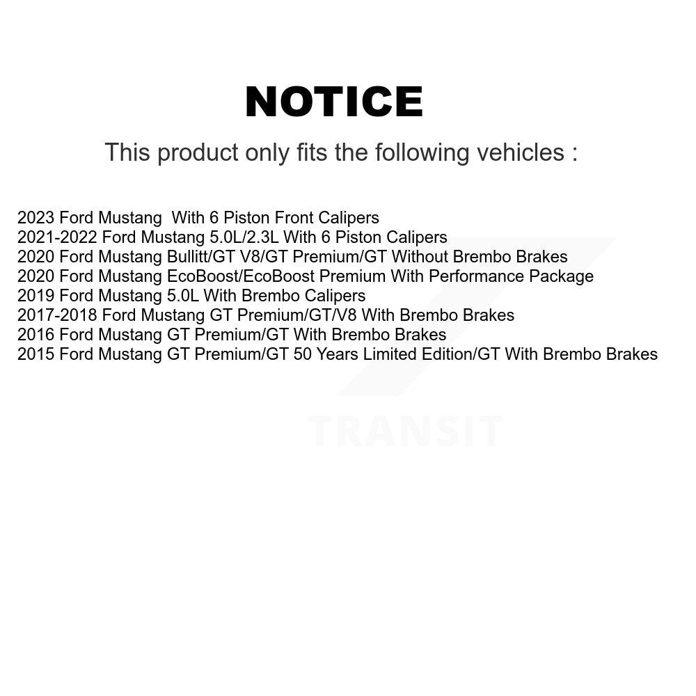 [Avant] Disque de frein pour Ford Mustang KD-100585