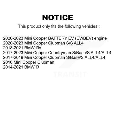 [Arrière] Disque de frein pour Mini Cooper Countryman Clubman BMW i3 i3s KD-100592