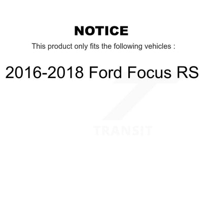 [Avant et Arrière] Disque de frein pour 2016-2018 Ford Focus RS KD-100620