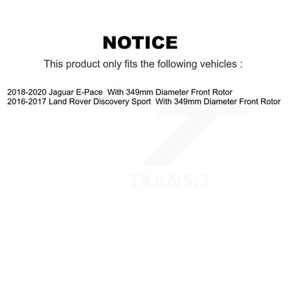 [Avant et Arrière] Disque de frein pour Land Rover Discovery Sport Jaguar E-Pace KD-100659