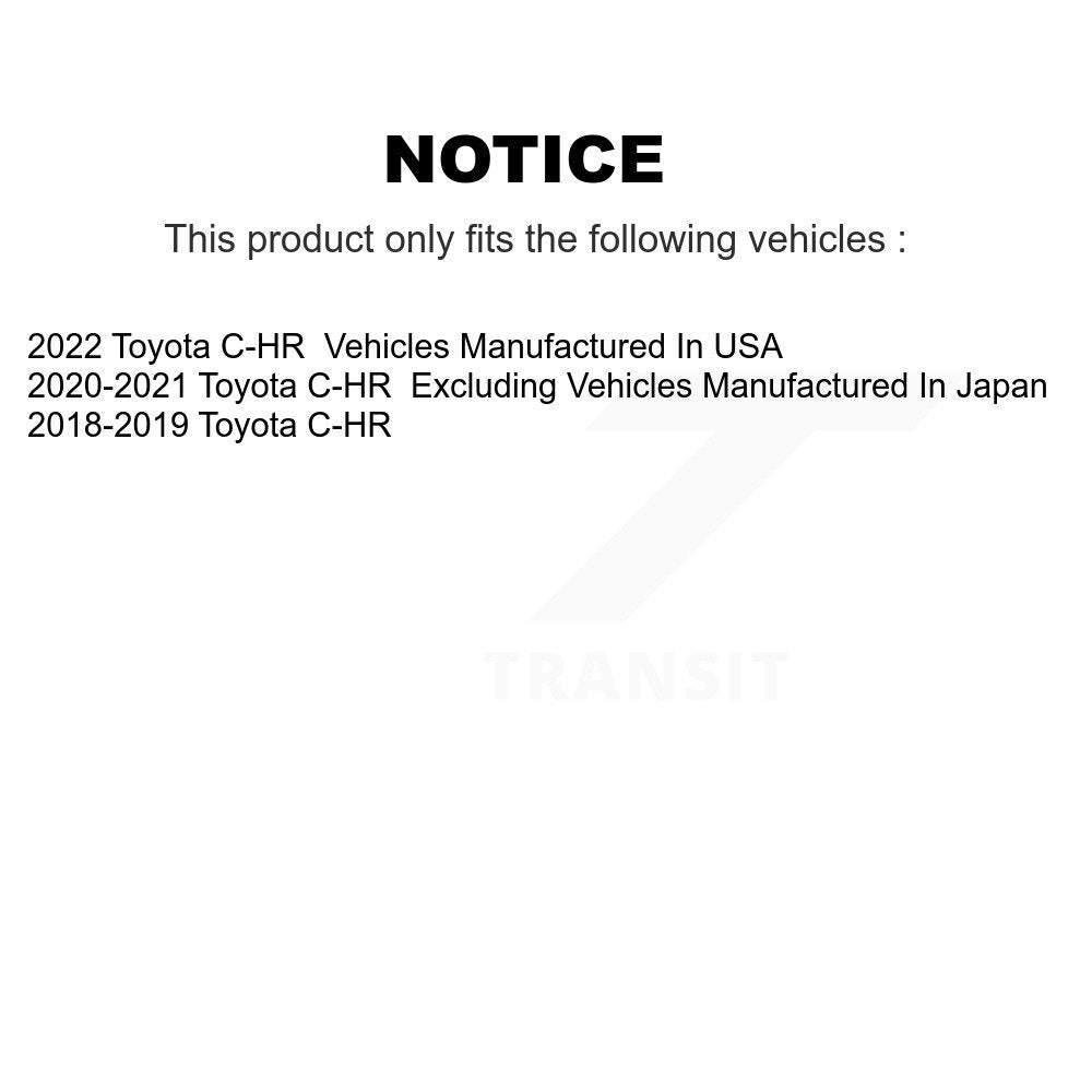 [Avant] Disque de frein pour Toyota C-HR KD-100759