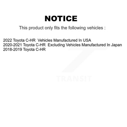 [Avant] Disque de frein pour Toyota C-HR KD-100759