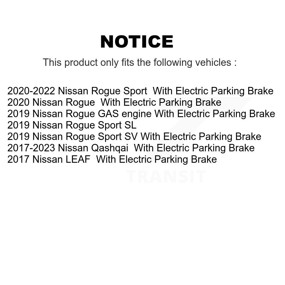 [Avant et Arrière] Disque de frein pour Nissan Qashqai Rogue Sport LEAF KD-100782