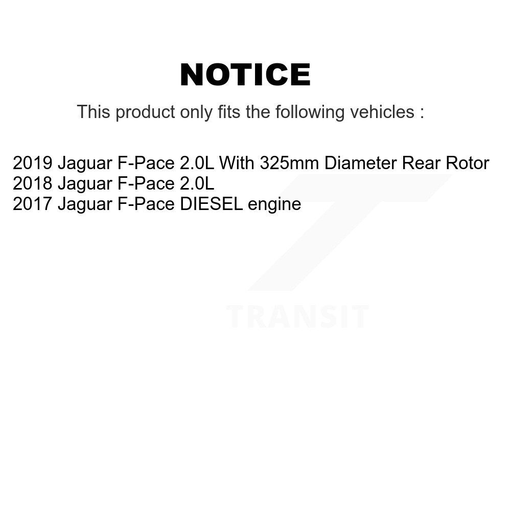 [Avant et Arrière] Disque de frein pour Jaguar F-Pace KD-100794