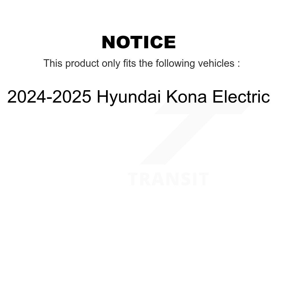 [Avant et Arrière] Disque de frein pour 2024-2025 Hyundai Kona Electric KD-100841