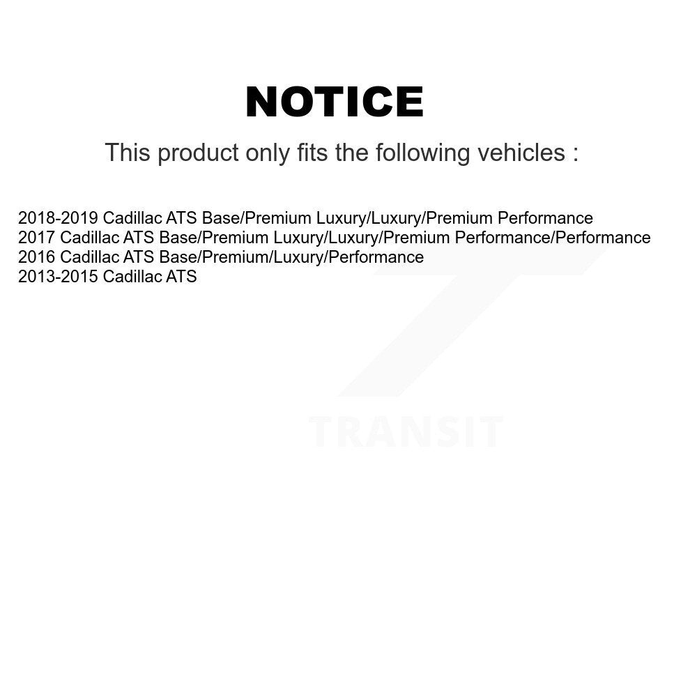 [Arrière] Disque de frein pour Cadillac ATS KD-100863