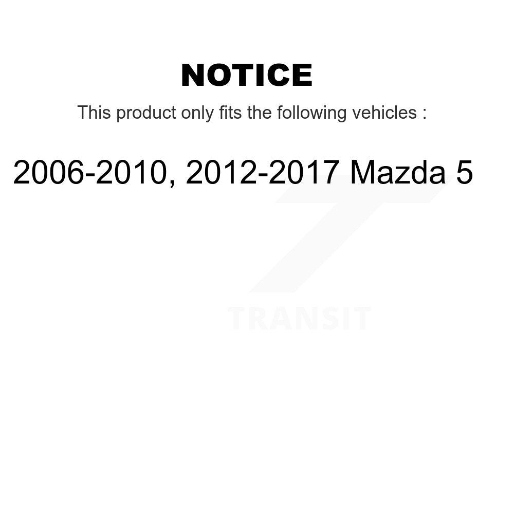 [Arrière] Disque de frein pour Mazda 5 KD-100870
