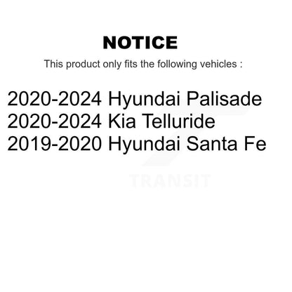 [Arrière] Disque de frein pour Hyundai Palisade Santa Fe Kia Telluride KD-100875