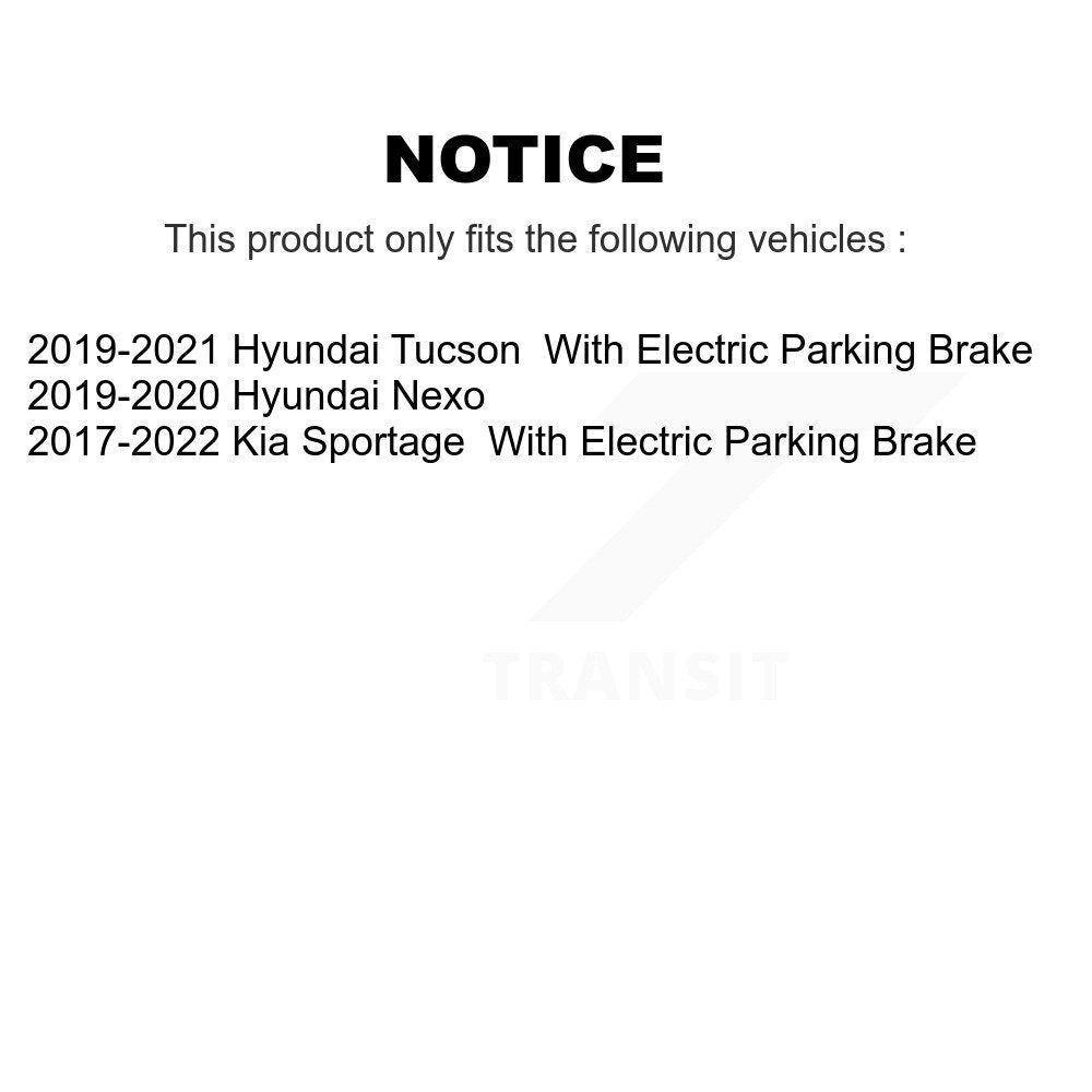 [Arrière] Disque de frein pour Kia Sportage Hyundai Tucson Nexo KD-100885