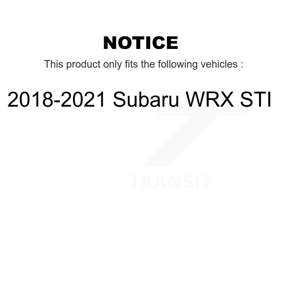 [Arrière] Disque de frein pour 2018-2021 Subaru WRX STI KD-100892