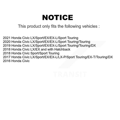 [Avant] Disque et plaquette de frein pour Honda Civic KDA-100026
