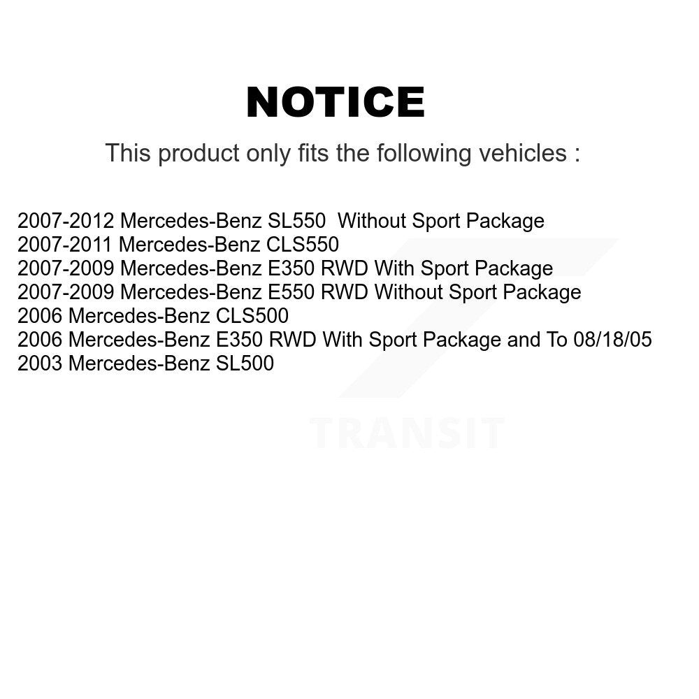 [Avant] Disque et plaquette de frein pour Mercedes-Benz E350 SL550 SL500 KDA-100081