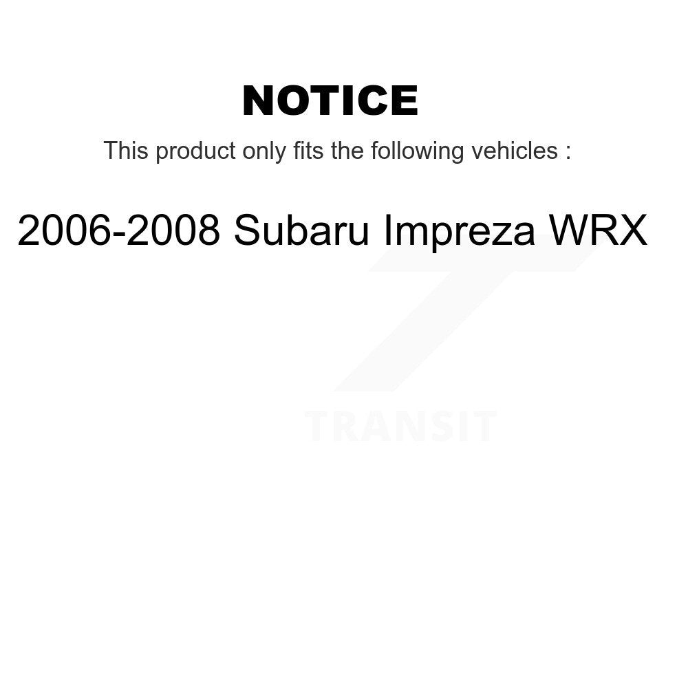 [Avant] Disque et plaquette de frein pour 2006-2008 Subaru Impreza WRX KDA-100170