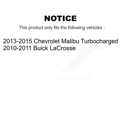 [Avant et Arrière] Disque et plaquette de frein pour Chevrolet Malibu Buick LaCrosse KDA-100793