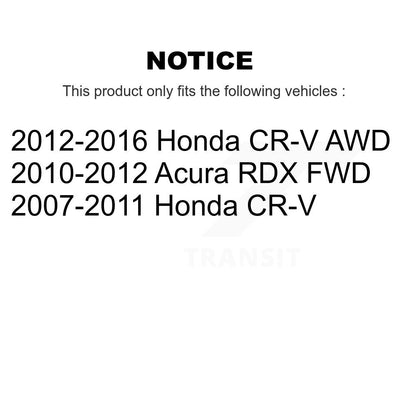 [Avant et Arrière] Disque et plaquette de frein pour Honda CR-V Acura RDX KDA-101129