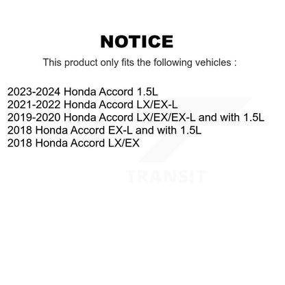 [Avant et Arrière] Disque et plaquette de frein pour Honda Accord KDA-101646