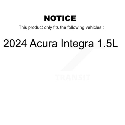 [Arrière] Disque et plaquette de frein pour 2024 Acura Integra 1.5L KDA-101903