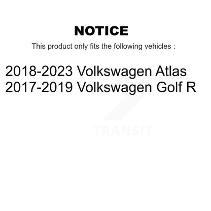 [Arrière] Disque et plaquette de frein pour Volkswagen Atlas Golf R KDA-102204
