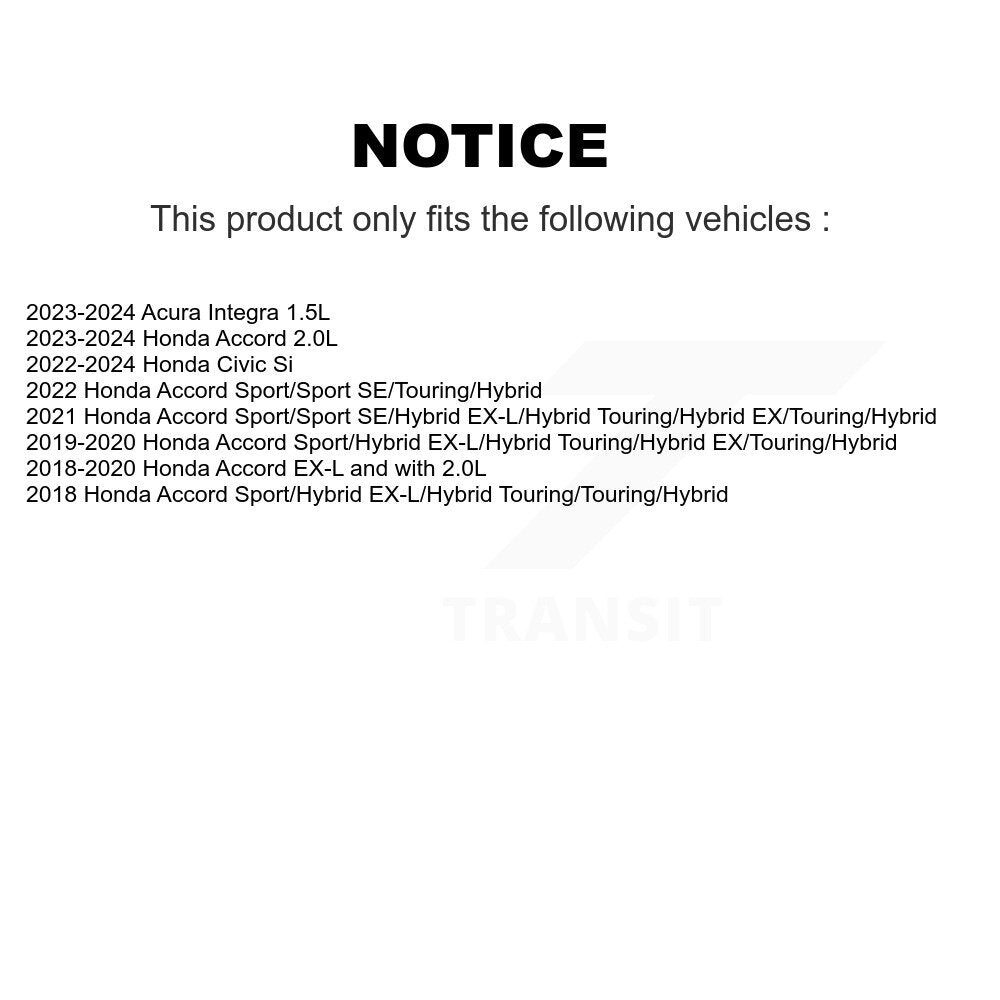 [Avant] Disque et plaquette de frein pour Honda Civic Accord Acura Integra KDA-102776