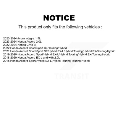 [Avant] Disque et plaquette de frein pour Honda Civic Accord Acura Integra KDA-102776