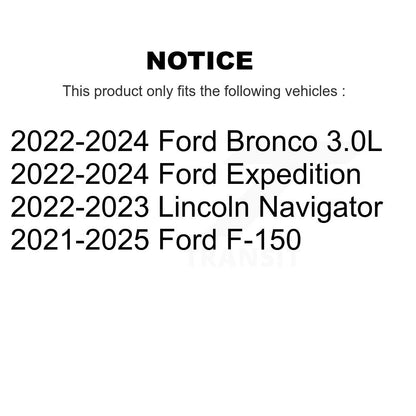 [Avant] Disque et plaquette de frein pour Ford F-150 Bronco Expedition Lincoln KDA-103024